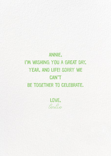 Fruitful (Danielle Kroll) by Red Cap Cards - Back