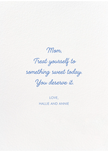 Swan of a Kind (Bodil Jane) - Mother's Day Card by Red Cap Cards - Back