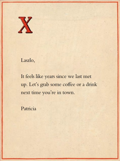 Red Letter by John Derian - Back