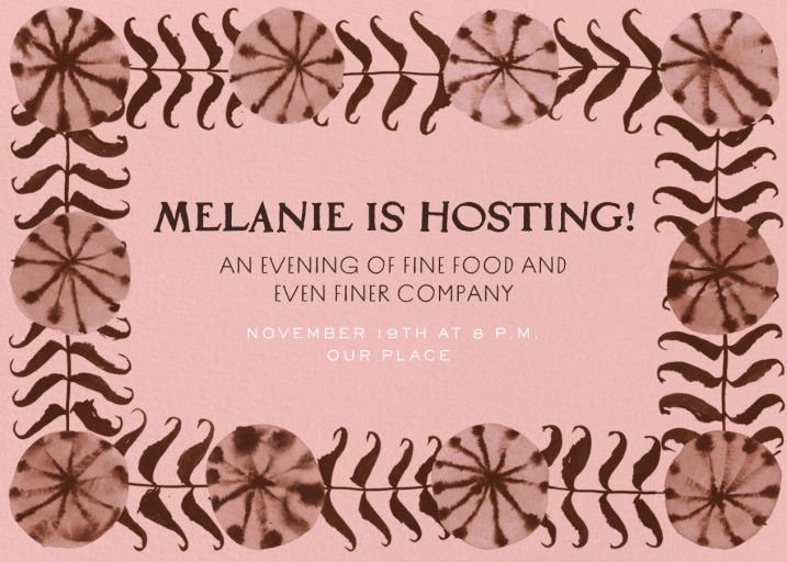 Petal Pinwheel - Invitation by Hadley Paper Goods