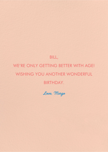 Kaiju - Birthday Card by Carolyn Suzuki Studio - Back