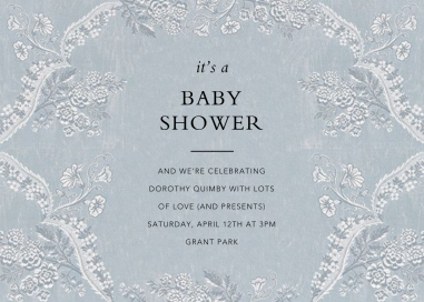 Paloma - Baby Shower Invitation by Brock Collection