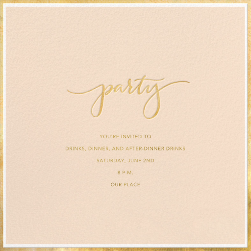 Fine Band Party - Invitation by Sugar Paper