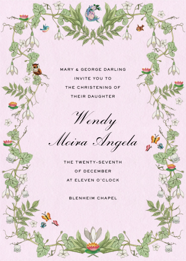 Twilight - Baptism & Christening Invitation by Stephanie Fishwick