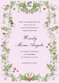 Twilight - Baptism & Christening Invitation by Stephanie Fishwick