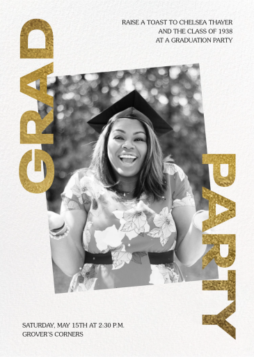 Glad Grad - Graduation Party Invitation by Paperless Post