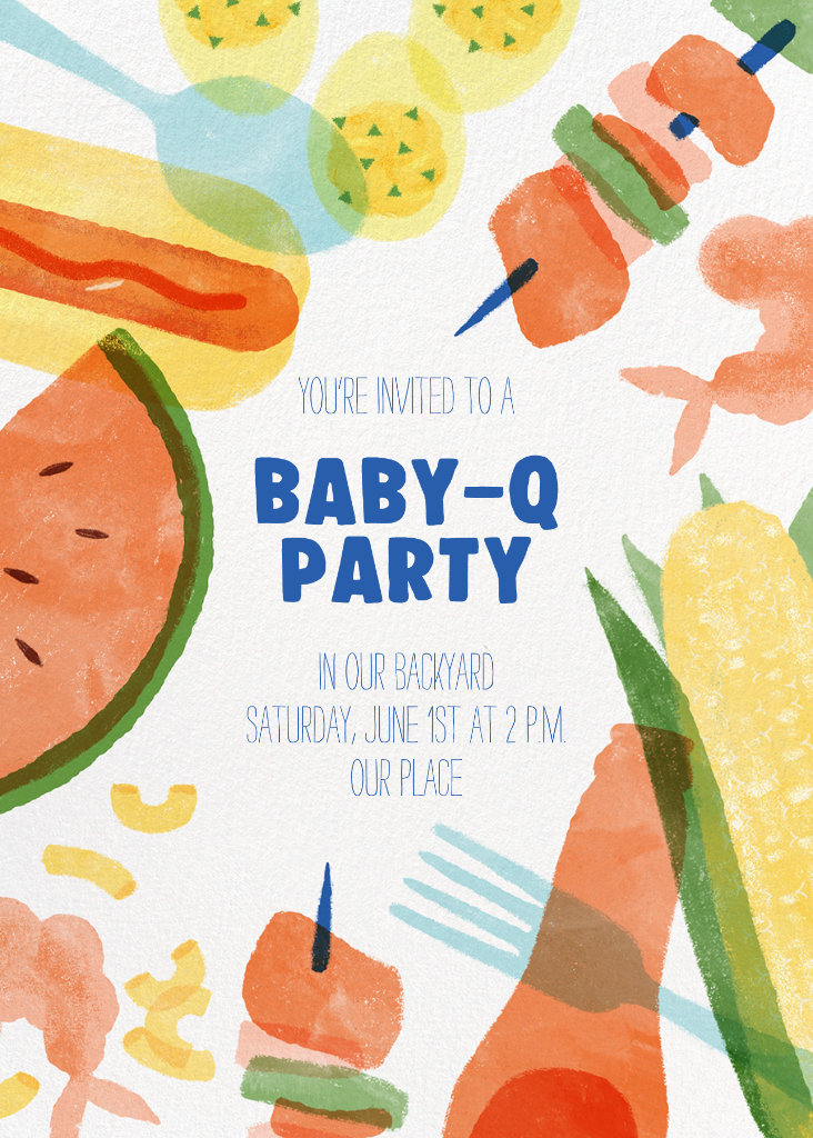 Sunny Spread - Baby Shower Invitation by Paperless Post