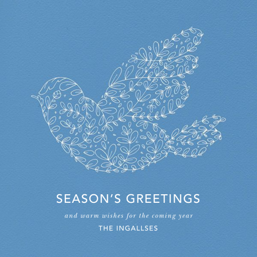 Vine Dove - Business Holiday Card by Paperless Post