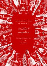 Holiday Spirits Deco - Cocktail Party Invitation by Paperless Post