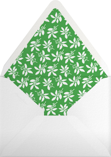 Holiday Windowpane Border - Linda and Harriett Envelope