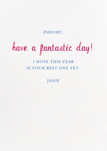 Special Delivery - Mr. Boddington's Studio - Birthday Card by Mr. Boddington's Studio - Back