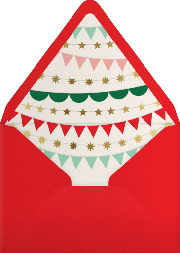 Holiday Streamers Photo - Meri Meri Envelope