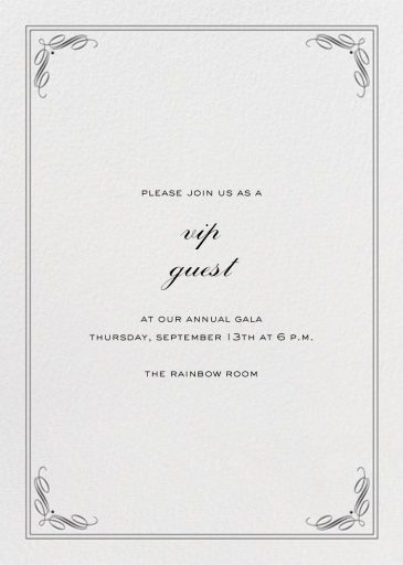 Regency Tall - Business Event Invitation by Paperless Post