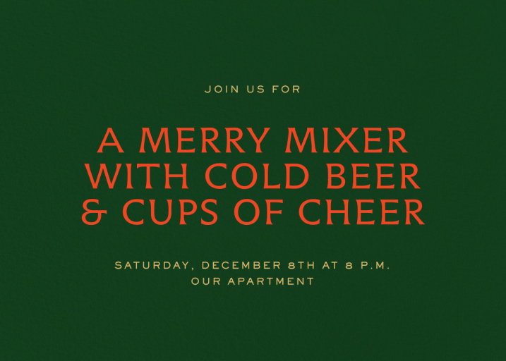 Oh What Fun (Horizontal) - Holiday Party Invitation by Paperless Post - Back