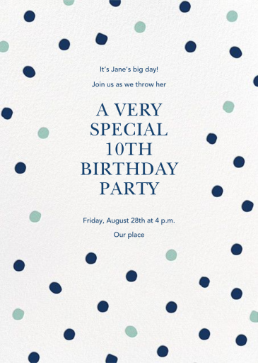 Painted Spots by Sugar Paper