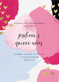 Hodgepodge Hearts - Quinceañera Invitation by Ashley G
