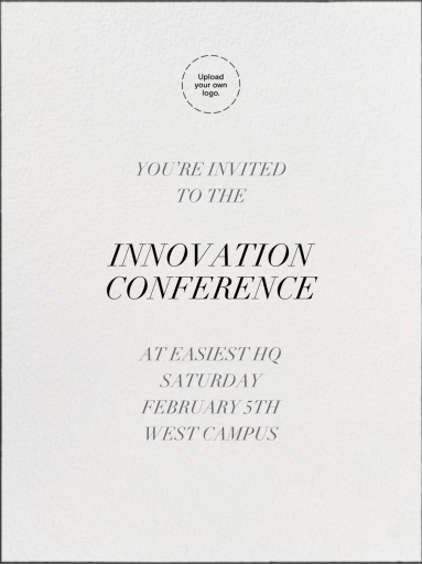 Edge Stain Ivory - Business Event Invitation by Paperless Post