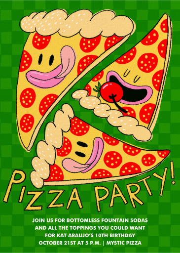 Pizza Face by Hello!Lucky