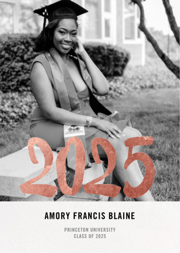 Person of the Year Photo - Graduation Announcement by Paperless Post