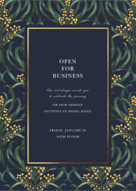 Flowering Mimosa - Business Event Invitation by Oscar de la Renta