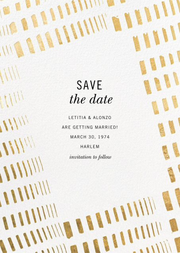 Echo (Photo) - Save the Date by Kelly Wearstler - Back
