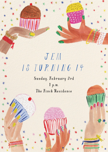 Pass Me a Cupcake - Birthday Card by Mr. Boddington's Studio