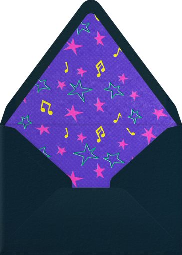 Grab the Mic - Paperless Post Envelope