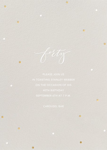 Milestone Dots - Birthday Invitation by Sugar Paper