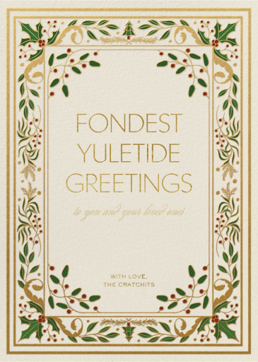 Dickens - Christmas Card by Paperless Post