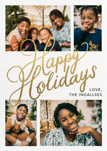 Merry Smiles - Holiday Card by Paperless Post