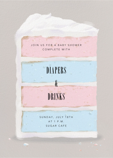 Baby Cake - Baby Shower Invitation by Paperless Post