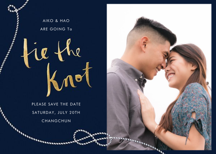 Nautical II (Photo Save the Date) by kate spade new york