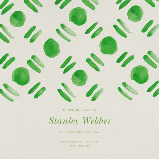 Dot and Dash by Oscar de la Renta