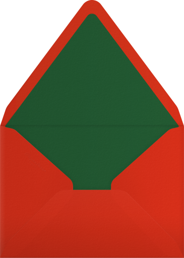 Photo Elf Dancers Christmas Invitation Envelope