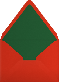 Photo Elf Dancers Christmas Invitation Envelope