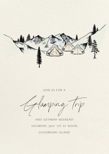 Camp Out - Get-Together Invitation by Paperless Post