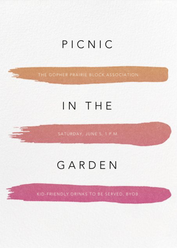 Gradient Brush Strokes by Paperless Post