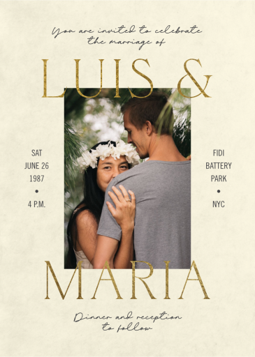 Simply Us - Wedding Invitation by Paperless Post