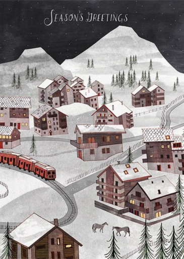 Winter Village (Josie Portillo) by Red Cap Cards