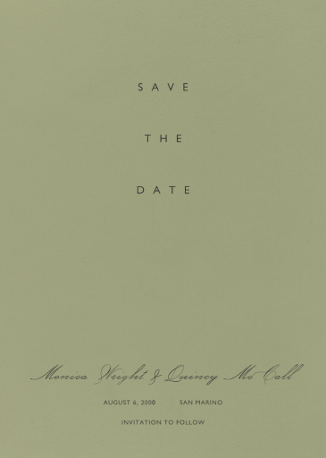 Simply Said - Save the Date by Paperless Post