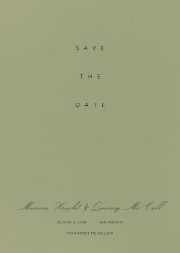 Simply Said - Save the Date by paperless_post