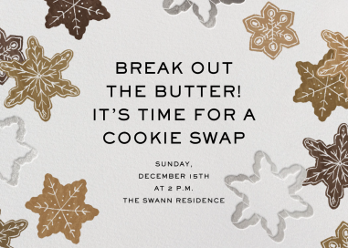Cookie Cutters - Holiday Party Invitation by Paperless Post