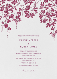 Vineyard I - Wedding Invitation by Paperless Post