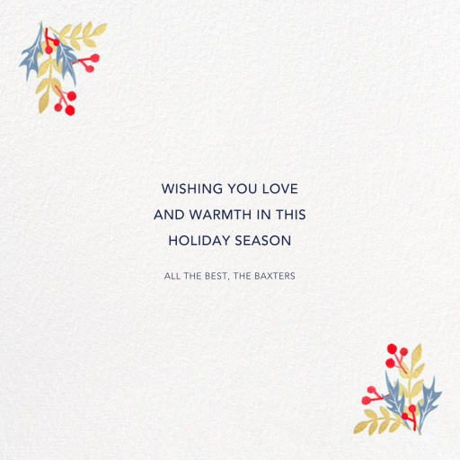 Holiday Cycle - Christmas Card by Paperless Post - Back