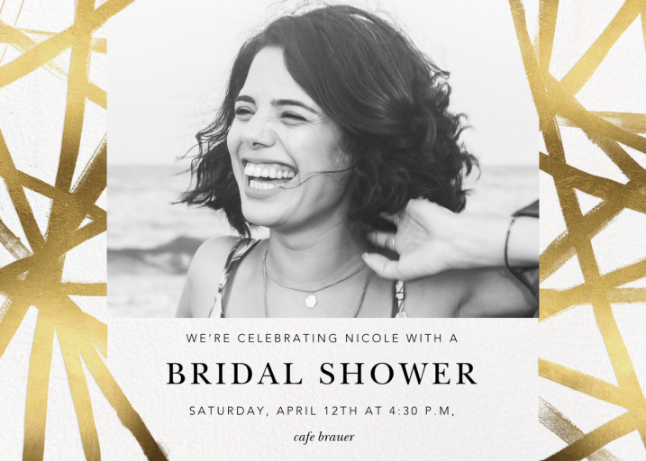 Channels Photo - Bridal Shower Invitation by Kelly Wearstler