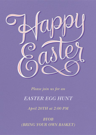 Happy Easter - Easter Invitation by Paperless Post