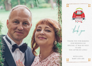 Mr. Juniper (Photo Stationery) - Thank You Card by Mr. Boddington's Studio