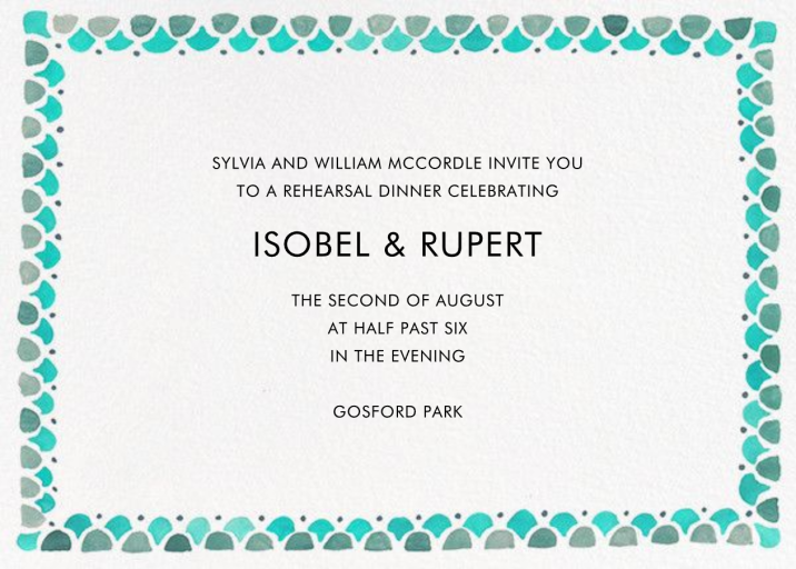 Watercolored Border by Linda and Harriett