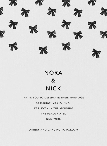 Tie the Knot by Oscar de la Renta