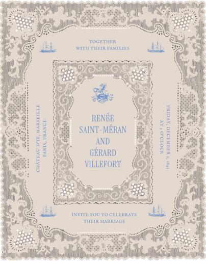 Lace Pattern - Invitation by The V&A